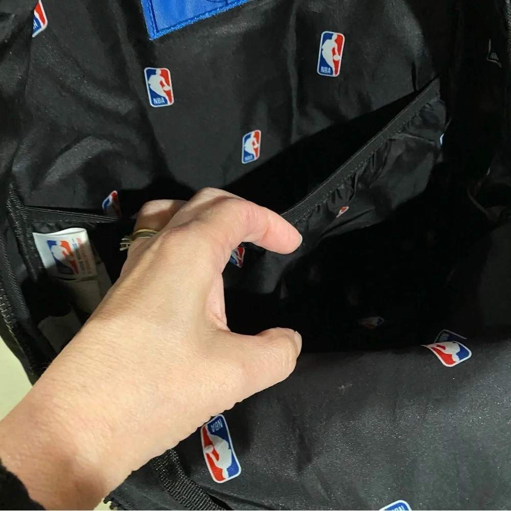 Orlando Magic Backpack Black Zip Closure Adjustable Straps Pockets NBA Herschel